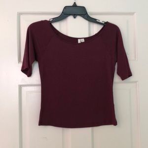 Nordstrom maroon top